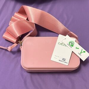 CALE Blush Pink Crossbody Bag